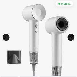Laifen Swift High Speed Hair Dryer pearl white and silver